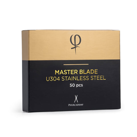 PhiBrows Master Blade U304 Stainless Steel (50pcs)
